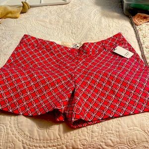 Crown & Ivy print shorts 12 nwt